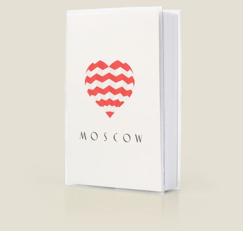 записная книжка с сердцем Heart of Moscow