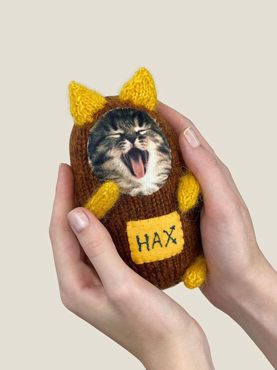 Игрушка котята Пох и Нах Для тех, у кого работа трудная и приходится общать...