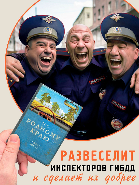 Обложка для автодокументов По родному краю Для тех, кто любит быть за рулем и жить дорогой. К...
